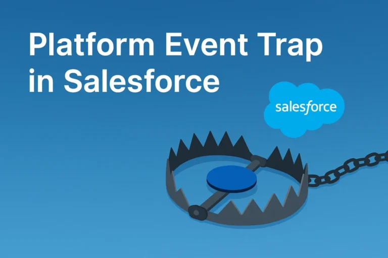 Platform Event Trap: The Salesforce Developer's Guide to Avoiding Common Pitfalls