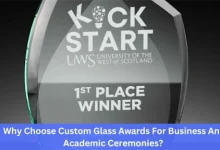 Custom glass awards