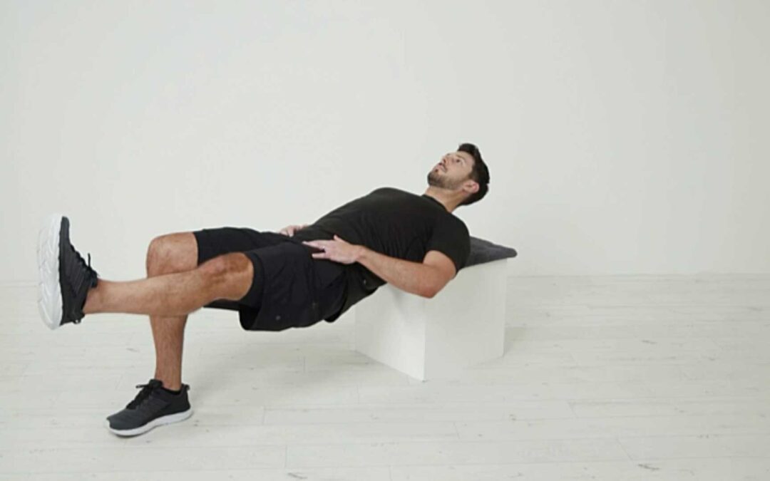 Single Leg Hip Thrust off Box