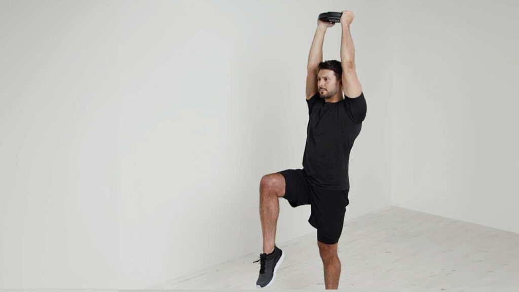 Step Lunge with Shoulder Press