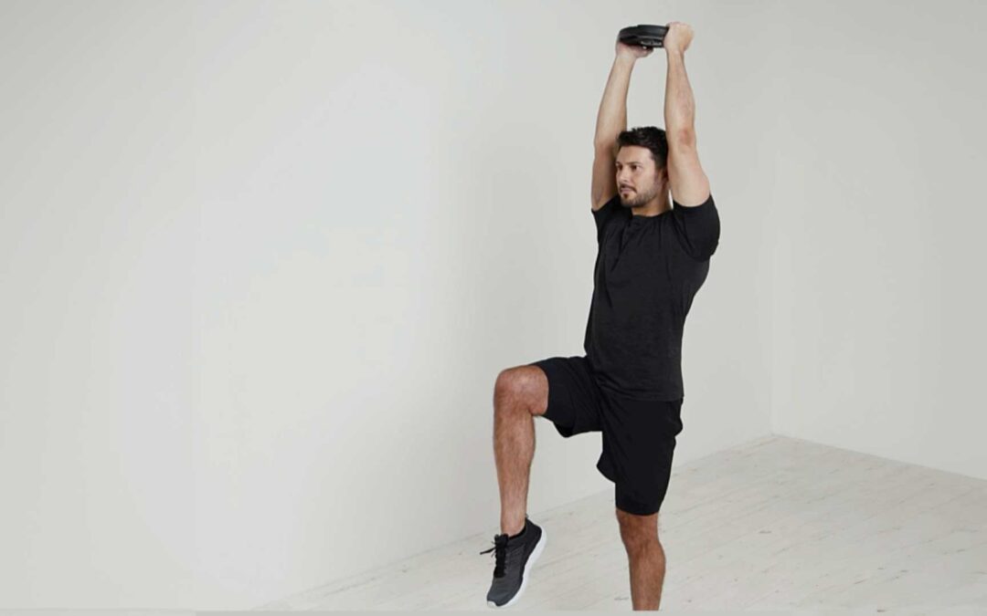 Step Lunge with Shoulder Press