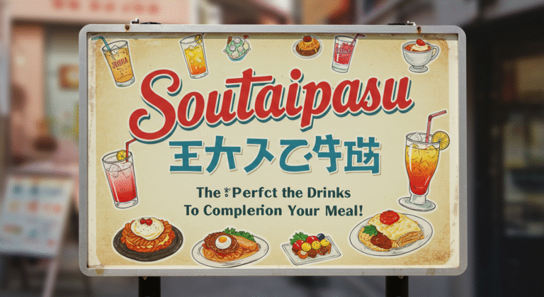Soutaipasu: The Perfect Drinks to Complement Your Meal