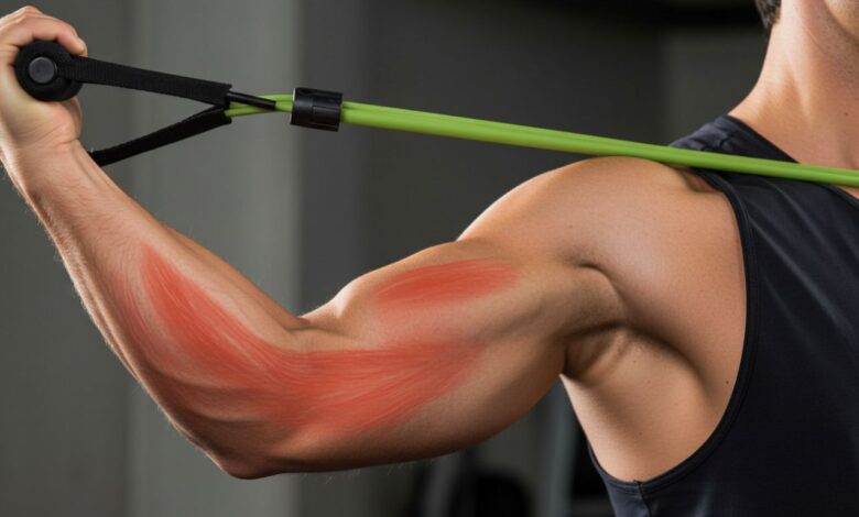 Performing Shoulder Internal Rotation with Resistance Band
