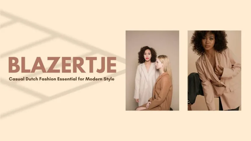 Blazertje: Elevate Your Wardrobe with This Versatile Piece