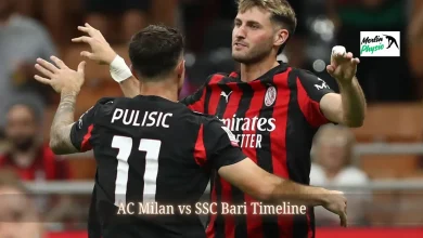 ac milan vs ssc bari timeline