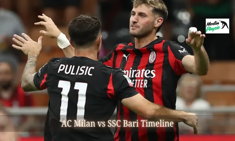 ac milan vs ssc bari timeline