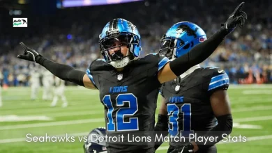 seahawks vs detroit lions match player stats