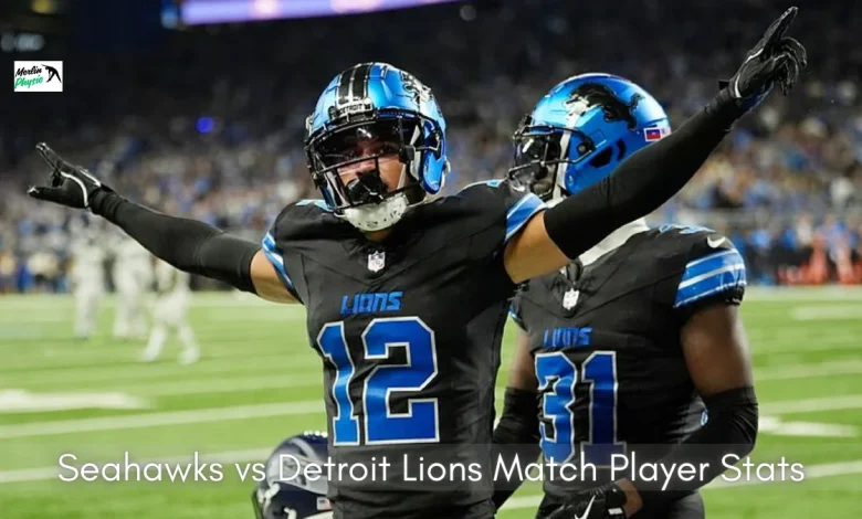 seahawks vs detroit lions match player stats